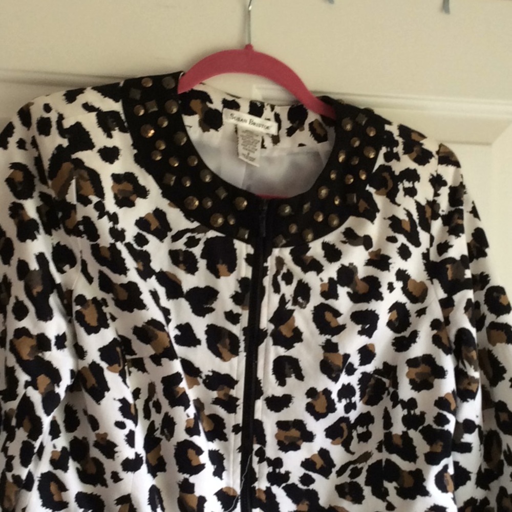 Animal Print Blazer